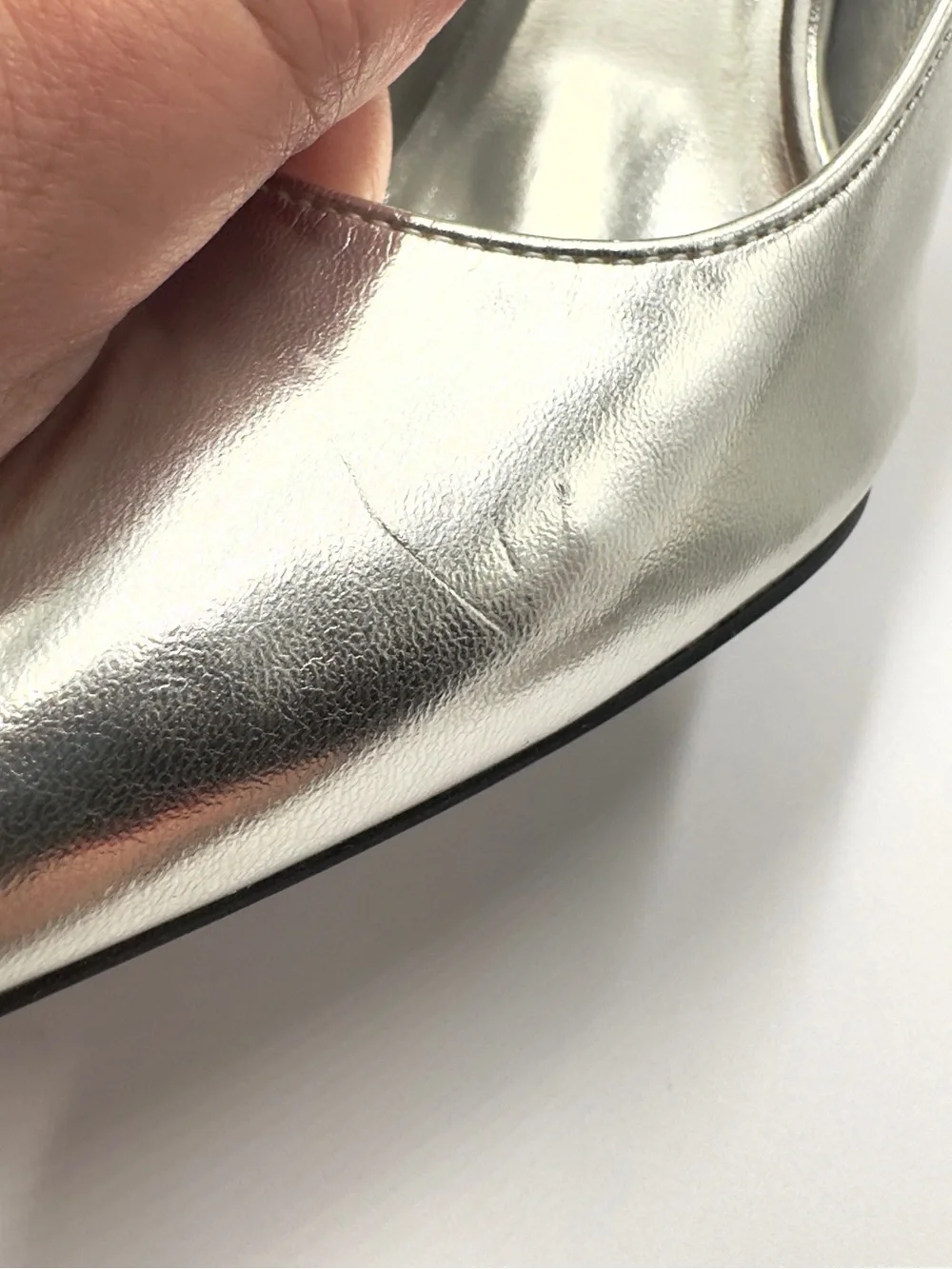 Qupid Silver Pointed-Toe Stiletto Pumps - Women's Dress Heels